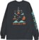Spitfire Skate Like A Girl Sessions Drop In L/S T-Shirt - dark heather - reverse