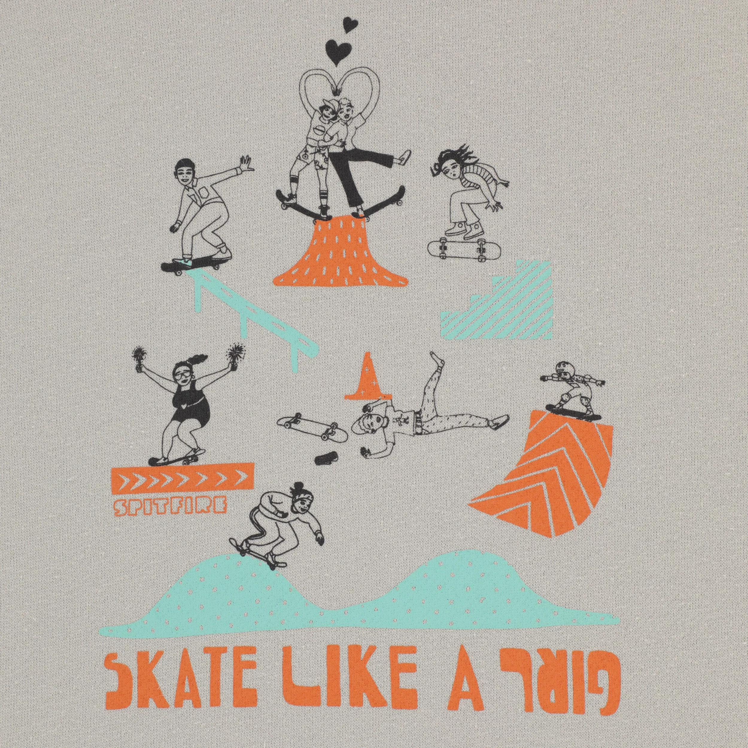Spitfire skate like a girl hoodie clearance