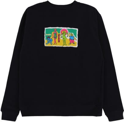 Krooked Family Affair Crew Sweatshirt - classic navy - view large