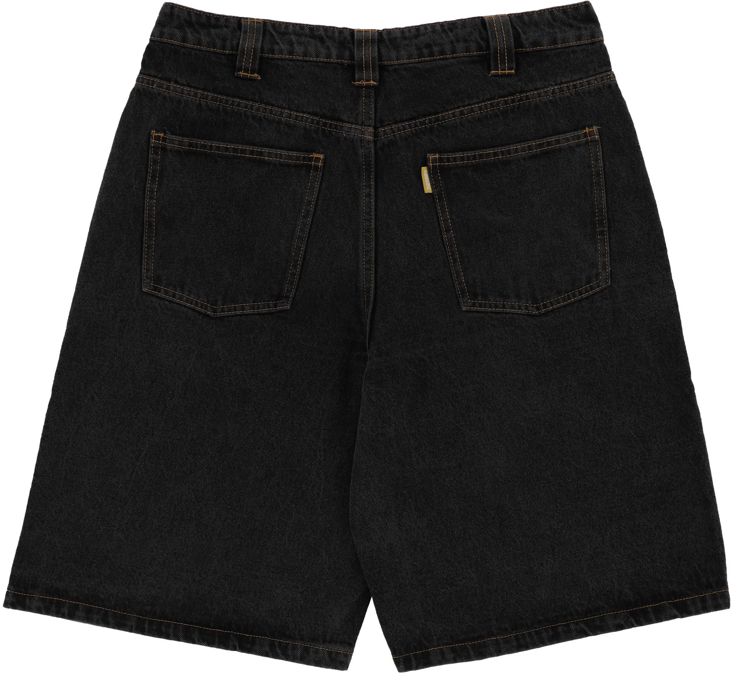 Theories Plaza Jean Shorts - washed black - Free Shipping | Tactics