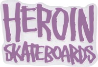 Heroin Seasonal Sticker - logo pink