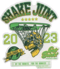 Shake Junt Seasonal Sticker - skull hoops