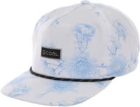 Coal Pontoon Strapback Hat - porcelain