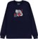 Tactics Darkroom Trash Panda L/S T-Shirt - navy