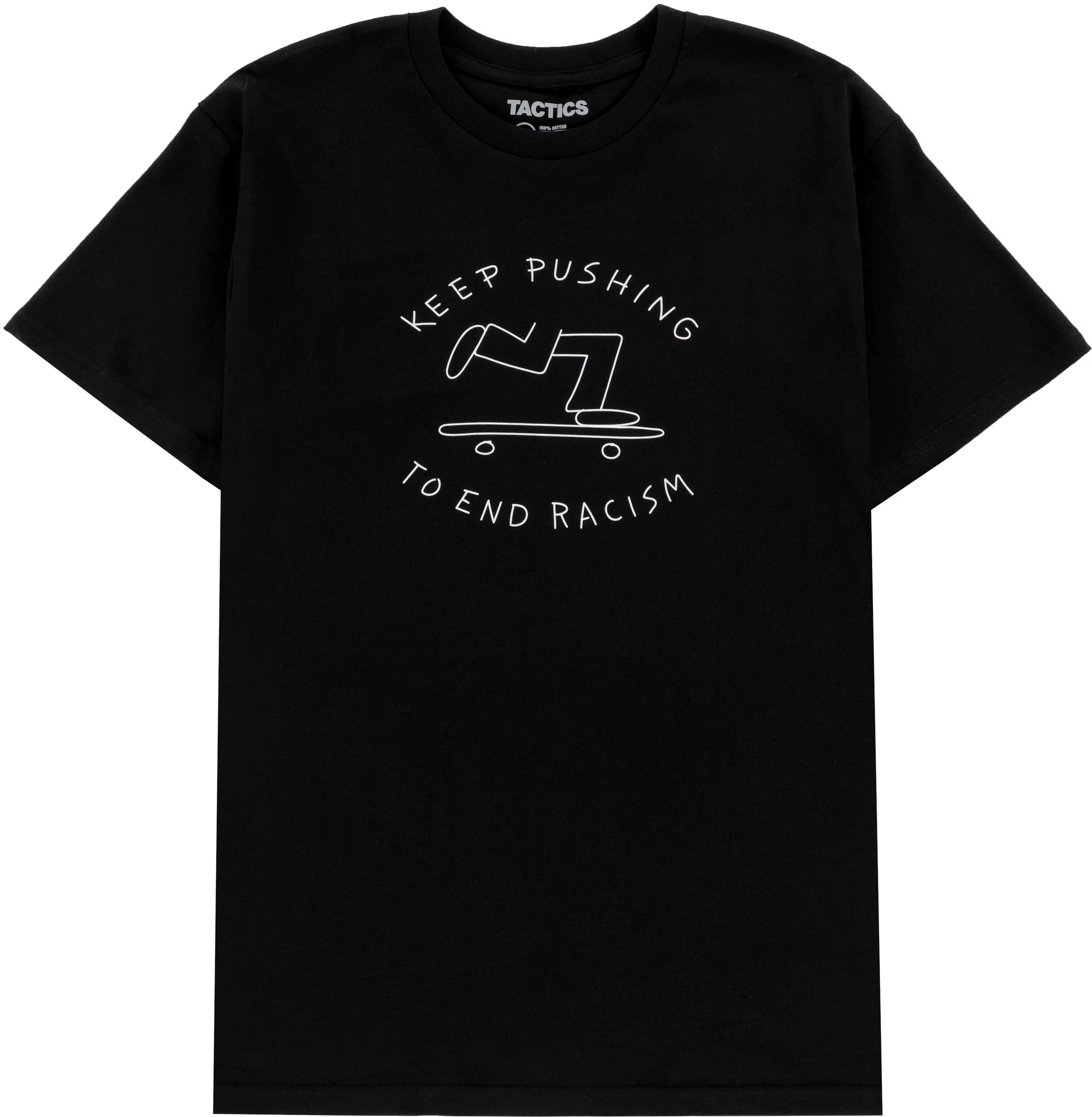 Tactics Keep Pushing T-Shirt - black