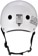 187 Killer Pads Pro Skate Sweatsaver Helmet - glossy white - reverse