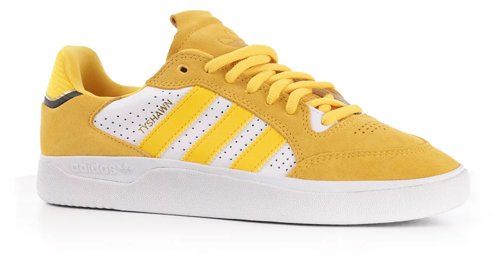 Adidas Tyshawn Low Skate Shoes - bold white/core black Free Tactics