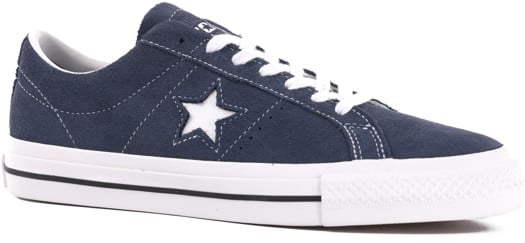 Converse One Star Pro Skate Shoes - navy/white/black - view large