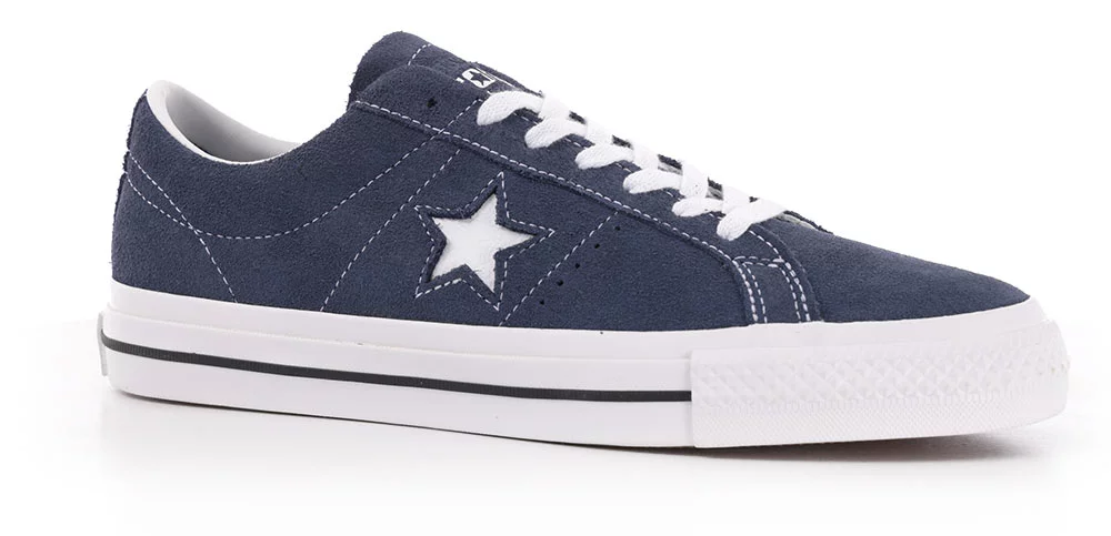 sikkerhed strimmel Personligt Converse One Star Pro Skate Shoes - navy/white/black - Free Shipping |  Tactics