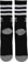 Adidas Roller 3-Pack Sock - black/white/heather grey - reverse
