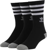 Adidas Roller 3-Pack Sock - black/white/heather grey