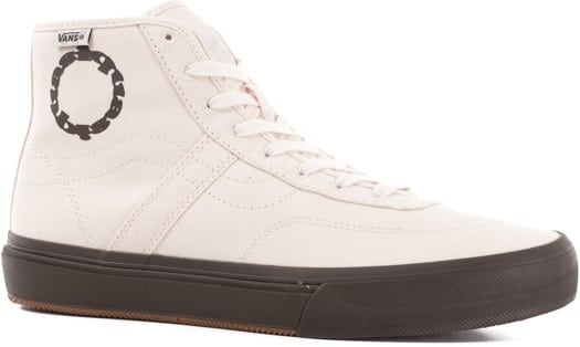 Vans Crockett Pro High Decon Skate Shoes - (quasi) white - view large