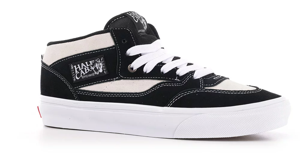 Eerbetoon Beg Afstoting Vans Skate Half Cab '92 Shoes - black/marshmallow - Free Shipping | Tactics