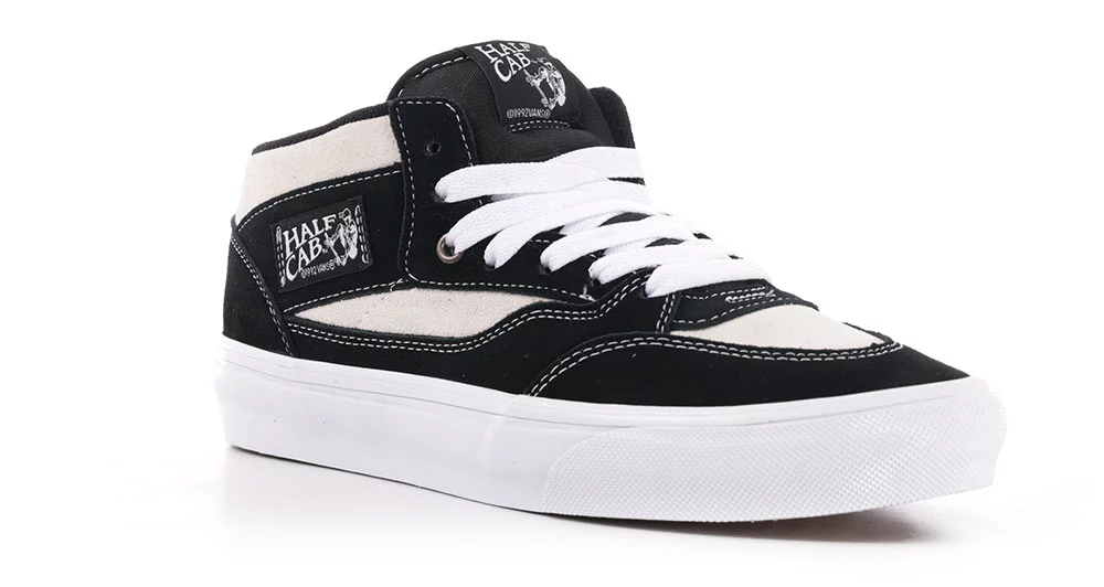 Vans Skate Half Cab 92 Shoes black marshmallow Tactics