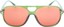 Happy Hour The Duke Sunglasses - moss green/orange lens - front