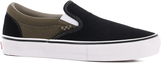 Vans Skate Slip-On Shoes - black/olive - view large