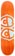 Krooked Team Eyes 8.25 Skateboard Deck - orange
