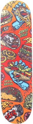 Santa Cruz Braun Snacks 8.25 Everslick Skateboard Deck - view large