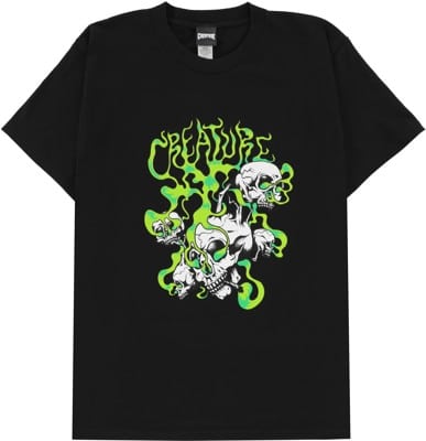 Creature Head High T-Shirt - black - view large