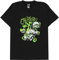 Creature Head High T-Shirt - black