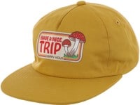 Happy Hour Have A Nice Trip Snapback Hat - cream/mustard