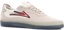 white/red suede
