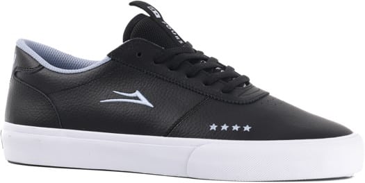 Lakai Manchester Skate Shoes - (fourstar) black/pebble leather - view large