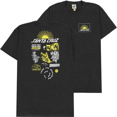 Santa Cruz Rise and Shine Eco T-Shirt - eco heather black - view large
