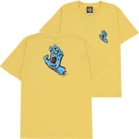Santa Cruz Kids Screaming Hand T-Shirt - yellow