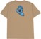 Santa Cruz Kids Screaming Hand T-Shirt - sand - reverse