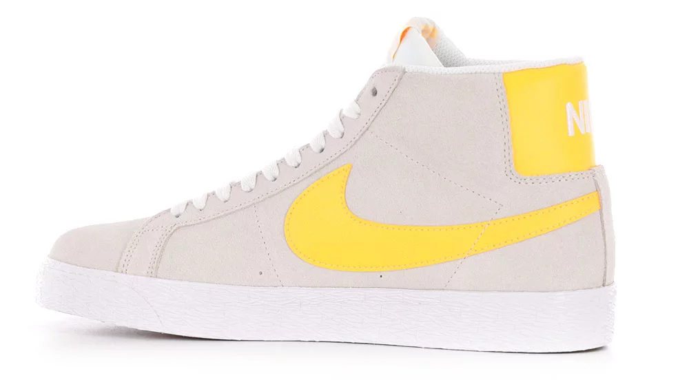 Nike SB Zoom Blazer Mid Skate Shoes - summit orange-summit white-white-gum yellow - Free Shipping | Tactics