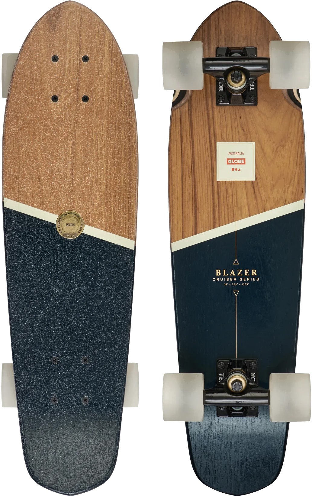 Globe Blazer 26" Cruiser Skateboard Complete Tactics