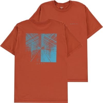 Obey Vanishing Point Organic T-Shirt - terracotta - view large