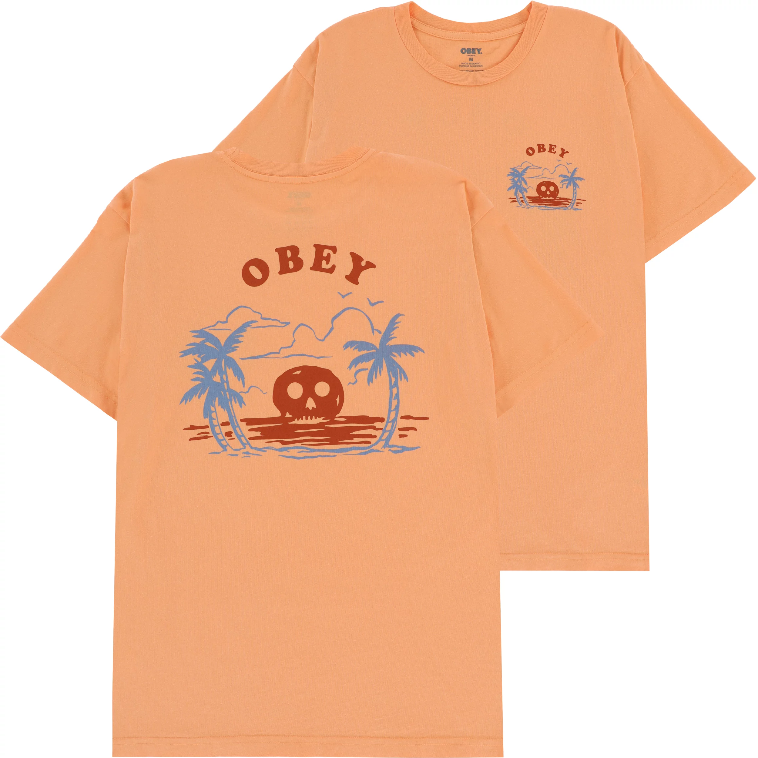 Obey Sunset T-Shirt - papaya smoothie