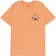 Obey Sunset T-Shirt - papaya smoothie - front