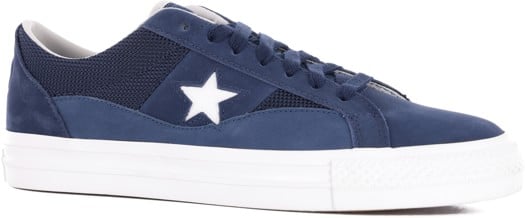 Converse One Star Pro Skate Shoes - (alltimers) navy/white/midnight navy - view large