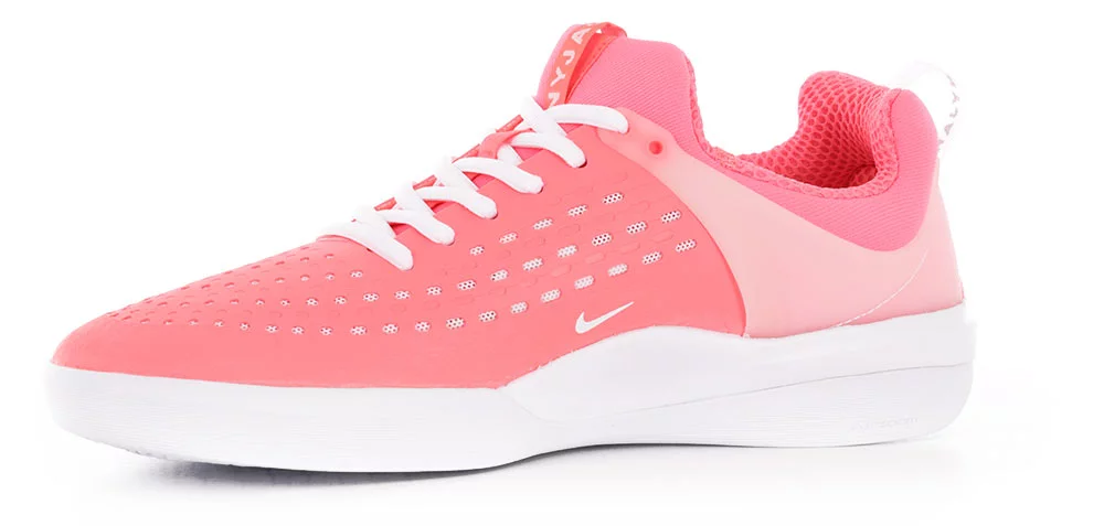 Sb nyjah free bleached coral  and  white skate shoes sale