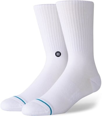 Stance Icon Sock - white/black - view large