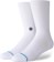 Stance Icon Sock - white/black