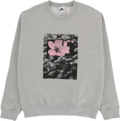 Nike SB Natural Border Crew Sweatshirt - grey heather - view large