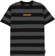 Independent Bounce Stripe T-Shirt - black/char heather