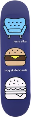 Frog Jesse Alba Ghost Burger 8.25 Skateboard Deck - view large