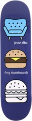 Frog Jesse Alba Ghost Burger 8.25 Skateboard Deck