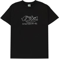 Frog Dino Logo T-Shirt - black