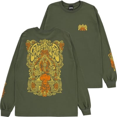 Creature Psychrofice L/S T-Shirt - military green - view large