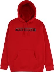Independent Bar Logo Hoodie - red