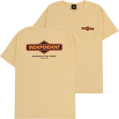 Independent Diamond Groundwork T-Shirt - summer squash yellow - view large