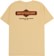 Independent Diamond Groundwork T-Shirt - summer squash yellow - reverse