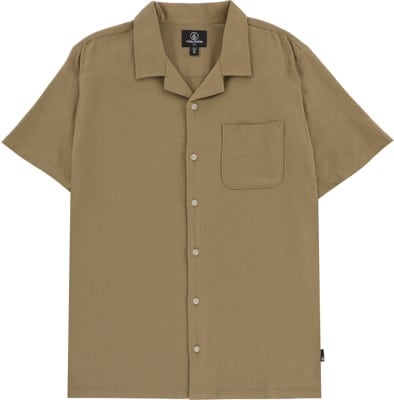 Volcom Hobarstone S/S Shirt - sand brown - view large