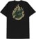 Santa Cruz Ultimate Flame Dot T-Shirt - black - reverse
